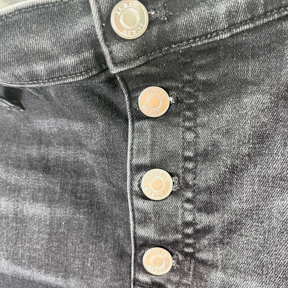 J. Crew Demi Boot Crop Jeans Womens 32P plus size Black Denim Stretch 2234 - Picture 4 of 10